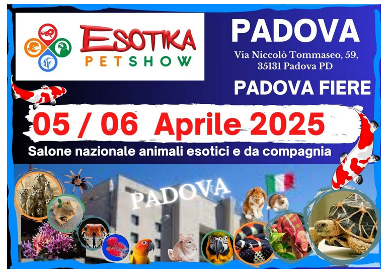 ESOTIKA PET SHOW - PADOVA 5/6 Aprile 2025